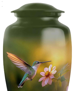 Wholesale Metal Cremation Urns for Adult Human Ashes Modern Design Funeral Supplies Casket <b>Memorial</b> <b>Keepsake</b> - Product Image 3