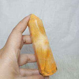 Vente en gros naturel Indonésie bourdon Jaspe obélisque 3X3X10 cm cristal de guérison artisanal pierres précieuses polies de haute qualité - Product Image 4