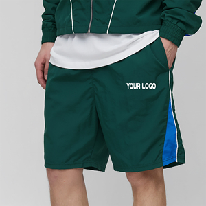 กางเกงขาสั้นออกกำลังกายสำหรับผู้ชาย คุณภาพสูง แฟชั่น ทันสมัย ระบายอากาศได้ดี ดีไซน์สีตัดต่อ  พร้อมสกรีนโลโก้ตามสั่ง - Product Image 4