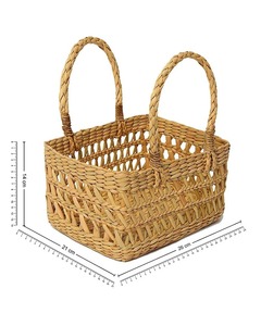 Panier pour la cuisine, la salle à manger et le rangement décoratif, panier de rangement artisanal, vente en gros, respectueux de l'environnement, fabriqué au Vietnam - Product Image 2