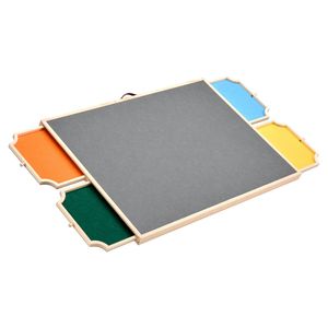 Tablero de Rompecabezas Giratorio Portátil de 1000 Piezas con 4 Cajones de Fieltro de Colores, Cubierta de 29x21, Mesa de Madera Ajustable, Accesorios para Rompecabezas - Product Image 1