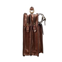 Porte-documents en cuir véritable personnalisable, logo personnalisé, organisateur de documents professionnels, sac pour ordinateur portable, fournisseur en gros de sacs en cuir