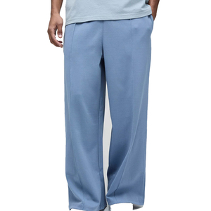 Simple Straight Fit <b>Baggy</b> <b>Trousers</b> <b>Men</b> Loose Fit Casual Pants Minimal Style Everyday Wear Streetwear <b>Trousers</b> Unisex - Product Image 5
