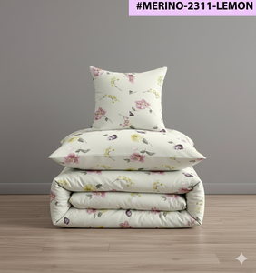 Dos Fundas de Almohada, Sábana Plana, Sábana Ajustable, Tamaño Queen, Tejido Moderno de Poliéster - Product Image 1