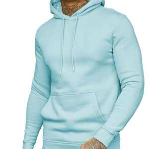 Sudadera con capucha para hombre con cremallera y logo frontal, 100% algodón polar de secado rápido, precio de fábrica, OEM, hecho a medida, para pedidos al por mayor 2026 - Product Image 1