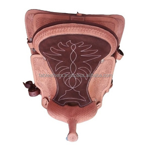 Silla de Montar a Caballo de Cuero Genuino Hecha a Mano para Equitación Western, Fabricada con Cuero de Roble Herman, Disponible en Todos los Tamaños - Product Image 1