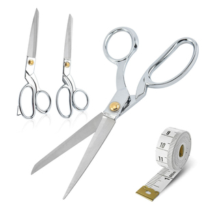 Ciseaux de tailleur professionnels en acier inoxydable, 8,5 pouces, Tijeras, ciseaux argentés tranchants avec logo personnalisé, qualité supérieure - Product Image 2