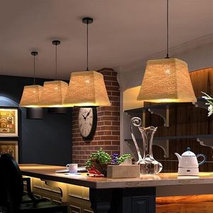 Wholesale Bamboo Rattan <b>Ceiling</b> Lamp Handwoven <b>Round</b> Pendant <b>Light</b> <b>LED</b> Lighting Shade for Dining Room Bedroom Decor OEM ODM - Product Image 5