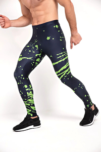 Men's Solid <b>Pattern</b> Compression Gym <b>Leggings</b> Wholesale Fitness Bodybuilding Sports Yoga <b>Leggings</b> for Men with cheap quality - Product Image 5