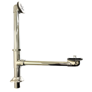 PSP0014 ท่อระบายน้ำและท่อระบายน้ำล้นในห้องน้ำแบบหรูหรา ขนาด 1-1/2 นิ้ว ทำจากทองเหลือง เป็นมิตรกับสิ่งแวดล้อม พร้อมการติดตั้งแบบเกลียว และดีไซน์แบบดั้งเดิม - Product Image 1