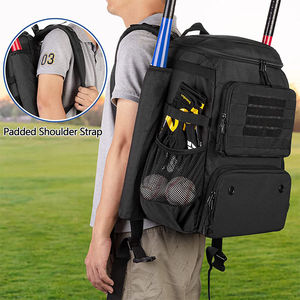 Mochila Multifuncional para Béisbol al Aire Libre para Jóvenes y Adultos, para Deportes, Ejercicio, Entrenamiento, Sóftbol, Tenis, Equipo de Béisbol - Product Image 3