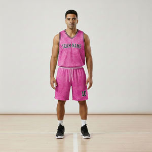 Uniforme de Baloncesto Personalizado Completo, Camiseta Reversible Transpirable con Protección UPF 50, Conjunto de Chándal de Baloncesto para Hombre para Invierno y Otoño - Product Image 1