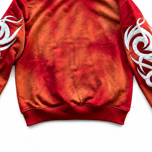 Sudadera con capucha para hombre de moda, estilo desgastado, térmica, de gran grosor, venta al por mayor - Product Image 4