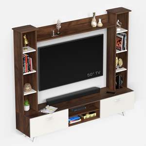 Mueble para TV de Madera Sintética Pinn, Mueble para Decodificador, Estantes para Libros, Decoración para Dormitorio o Sala de Estar - Product Image 6