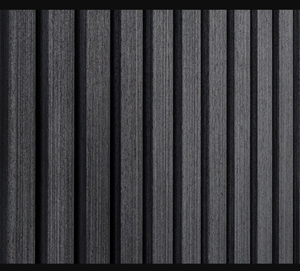 Panneaux acoustiques en MDF noir mat, bois massif, placage naturel, polyester, réduction du bruit pour la maison, le bureau, la chambre, le salon, l'entrepôt - Product Image 2