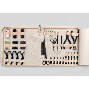 Kit de Herramientas Profesionales para Extensiones de Cabello de Acero Inoxidable Atado a Mano con Juego de 17 Pinzas de Alta Calidad - Product Image 4