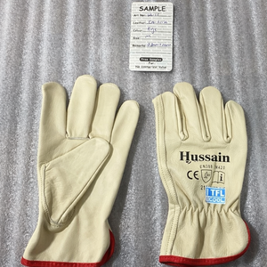 TFL cool Leather <b>Driver</b> working <b>gloves</b> during working where the temperature reduction is possible up to 25° C - Product Image 1