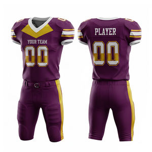 Camiseta de Fútbol Americano de Primera Calidad, Reflectante, Transpirable, para Invierno, Verano y Todas las Estaciones, de Secado Rápido, Personalizada, 100% Poliéster - Product Image 2