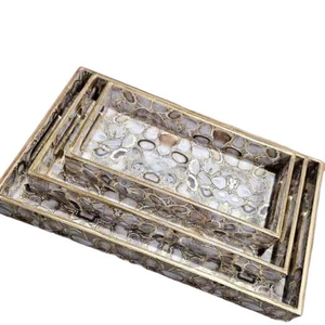 ถาดเสิร์ฟไม้ MDF พิมพ์ลายส่วนตัว เป็นมิตรกับสิ่งแวดล้อม งานฝีมือธรรมชาติ ของตกแต่งบ้านและครัว ปรับแต่งได้ - Product Image 3