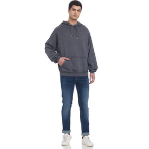 Sudadera con Capucha Personalizada para Hombre, Teñida, Estilo Urbano Relajado, para Marcas de Ropa Estadounidenses, con Logotipo Personalizado - Product Image 5