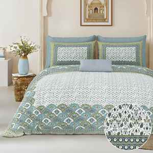 Parure de draps imprimés en viscose avec deux taies d'oreiller – Nouvelle tendance, vente en gros - Product Image 3