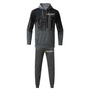 Pantalones Deportivos de Forro Polar con Capucha para Hombre, Estilo Husky, con Bloques de Color, Cierre con Cordón, Bolsillos Laterales, Ropa Casual de Invierno, 100% - Product Image 4