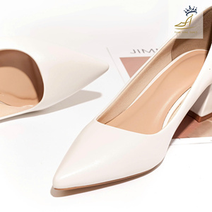 Zapatos de Tacón de 5 cm con Punta Suave para Oficina, Tacones de Satén PU, Estilo Slip-on, Fabricación OEM/ODM en Vietnam, Zapatos Profesionales para Mujer - Product Image 3