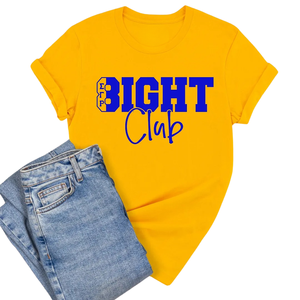เสื้อยืด SGRHO Eight Club สีทอง ตัวอักษรกรีกแบบกำหนดเอง เสื้อยืดชมรมนักเรียน แขนสั้น คอกลม ลำลอง แฟชั่นฤดูร้อน สำหรับทุกเพศ - Product Image 1