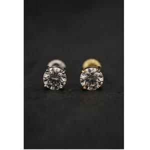 High Quality Natural Diamond <b>Hoop</b> <b>Earrings</b> <b>14K</b> <b>Gold</b> Fashion Jewelry for Women Daily Wear Office & Special Occasions For Export - Product Image 1