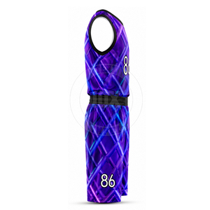 Vêtements de sport haut de gamme au style moderne et à la gestion d'humidité excellente, uniforme de basketball pour l'entraînement - Product Image 4