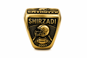 Custom Championship Award <b>Ring</b> with Red Number Stone- Personalized Sports Champion <b>Ring</b> - Product Image 3