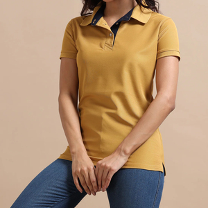 100% High Quality Women's for Shirts Best Price Casual Solid Color Custom Logo Printed 100% Cotton Streetwear Eco-Friendly - Product Image 5