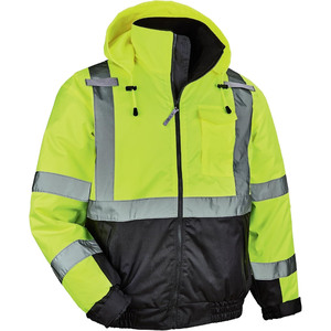 Veste de travail haute visibilité, veste réfléchissante, vêtements de sécurité, veste zippée, sweat-shirt pour travaux par temps froid, veste de chantier - Product Image 6