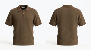 Polo de Punto con Diseño de Waffle en Oferta, Elegante y Casual para Hombre, con Detalle de Botones y Ajuste Suave y Cómodo - Product Image 3