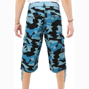 Pantalones cortos cargo de marca privada, recién llegados, transpirables, con logo personalizado, lisos, casuales, para hombre, de alta calidad, de secado rápido, 100% algodón. - Product Image 4