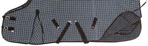BRAND ZONE Nouvelle conception d'équipement équin, couverture anti-mouches pour chevaux, sur mesure, couverture en maille anti-mouches pour l'été avec capuche de cou amovible - Product Image 3