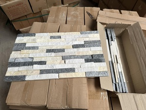 Panneaux de grand livre en marbre fendu de qualité supérieure moderne de couleur mélangée Revêtement mural en pierre naturelle imperméable de luxe Villas intérieures - Product Image 5