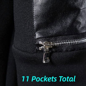 Conjunto Deportivo Informal de Invierno para Hombre, con Capucha, Estampado, Ligero, de 2 Piezas, para Gimnasio, Fitness, Ocio, Sudadera Deportiva Elástica - Product Image 6