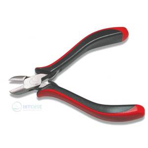 Pince coupante latérale de 5 pouces en acier inoxydable, coupe-fil de précision avec poignée ergonomique antidérapante pour la fabrication de bijoux - Product Image 1