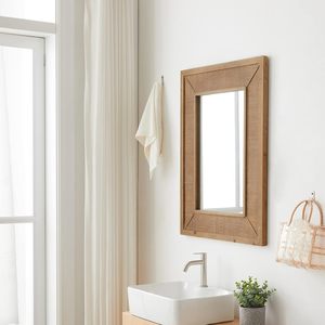 Wooden Framed <b>Wall</b> <b>Mirror</b> Decorative Rustic Vanity <b>Mirror</b> <b>for</b> Bathroom Bedroom Living Room Entryway Home Decor - Product Image 6