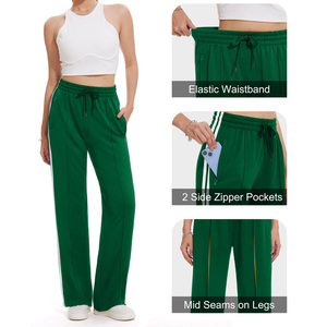 Pantalon de sport coupe-vent décontracté, léger, imperméable, à fermeture éclair, imprimé, en softshell, coupe ample, toutes saisons, fabrication OEM - Product Image 5