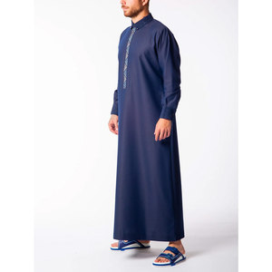 Men Juba Modest Muslim Long Robe Traditional <b>Islamic</b> <b>Clothing</b> Comfortable Loose Fit Long Sleeve Breathable Design - Product Image 3