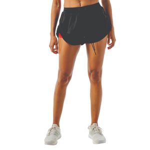 Shorts de Mujer 100% Algodón, Cintura Media, Cintura Elástica, Bolsillo Oculto, Forro Transpirable, Diseño Deportivo de Secado Rápido - Product Image 1