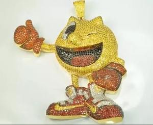 Colgante de Moissanita Real de 3.00 Ct con Diseño de Dibujos Animados, Chapado en Plata 925, Elegante para Fiestas, Colgantes y Dijes Finos con Diamantes - Product Image 1