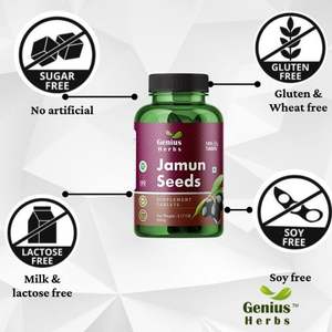 Comprimés de graines de Jamun fraîches, bien-être ayurvédique traditionnel, prix de gros, herbe séchée de haute qualité, vente directe du fabricant - Product Image 2