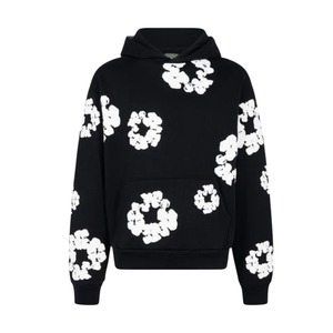 Sudadera con Capucha Unisex Extra Grande, Estampado Floral, Tejido de Poliéster, Informal, para Otoño - Product Image 3