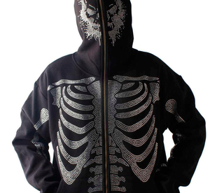 Sudaderas con Pedrería Personalizadas con Tu Propio Logotipo - Ligeras, 100% Algodón, Corte Regular de Invierno, Color y Talla Personalizables, Forradas, con Capucha, Lavadas - Product Image 1