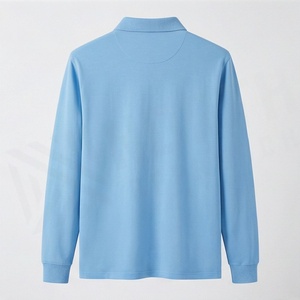 เสื้อโปโลแขนยาวผู้ชาย ระบายอากาศได้ดี น้ำหนักเบา ทันสมัย สวมใส่สบาย เหมาะกับกิจกรรมกลางแจ้ง ผ้าฝ้าย ไซส์ใหญ่ สีสันปรับแต่งได้ - Product Image 2