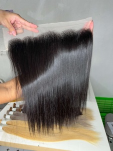 Mayorista de Extensiones de Cabello Humano Natural HD Lace Frontal 13x4 con Línea de Cabello Natural, de 10 a 22 Pulgadas, Precio de Fábrica para Envíos a Todo el Mundo - Product Image 3