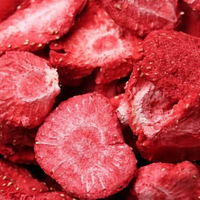 FD Gefreeze-droogde zoete hele aardbeien fruit snacks kant-en-klaar GM-vrij natuurlijk vacuüm verpakt 1kg HP Valia 20-35mm Lage vochtigheid